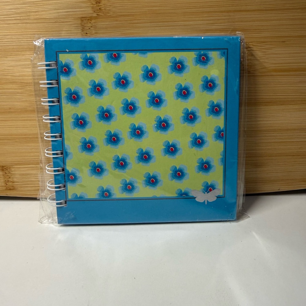 Michaels Blue and Yellow Floral Notebook